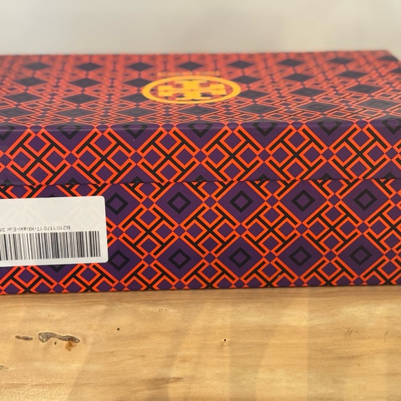 Tory Burch Orange and Purple Geometric Box - Picture 2 of 4